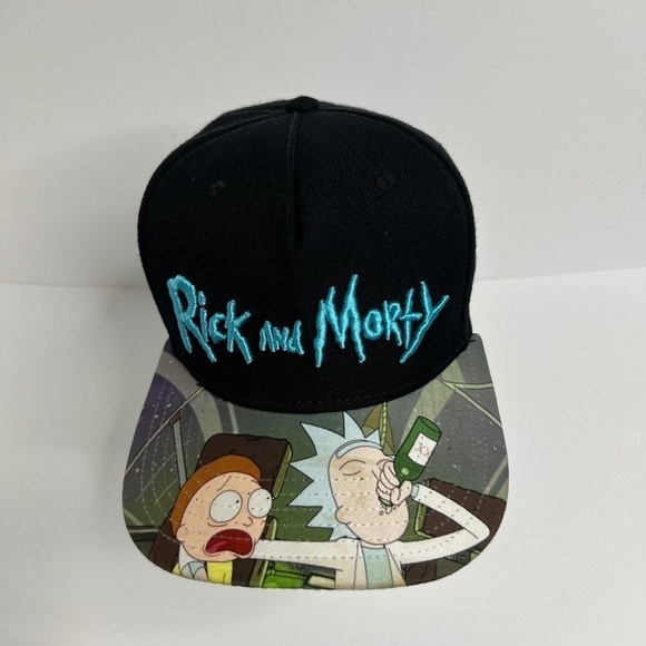 Bioworld Cartoon Network Other - Adult Rick & Morty Snap Back Hat Ball‎ Cap Adult Swim Festival EDC Rave